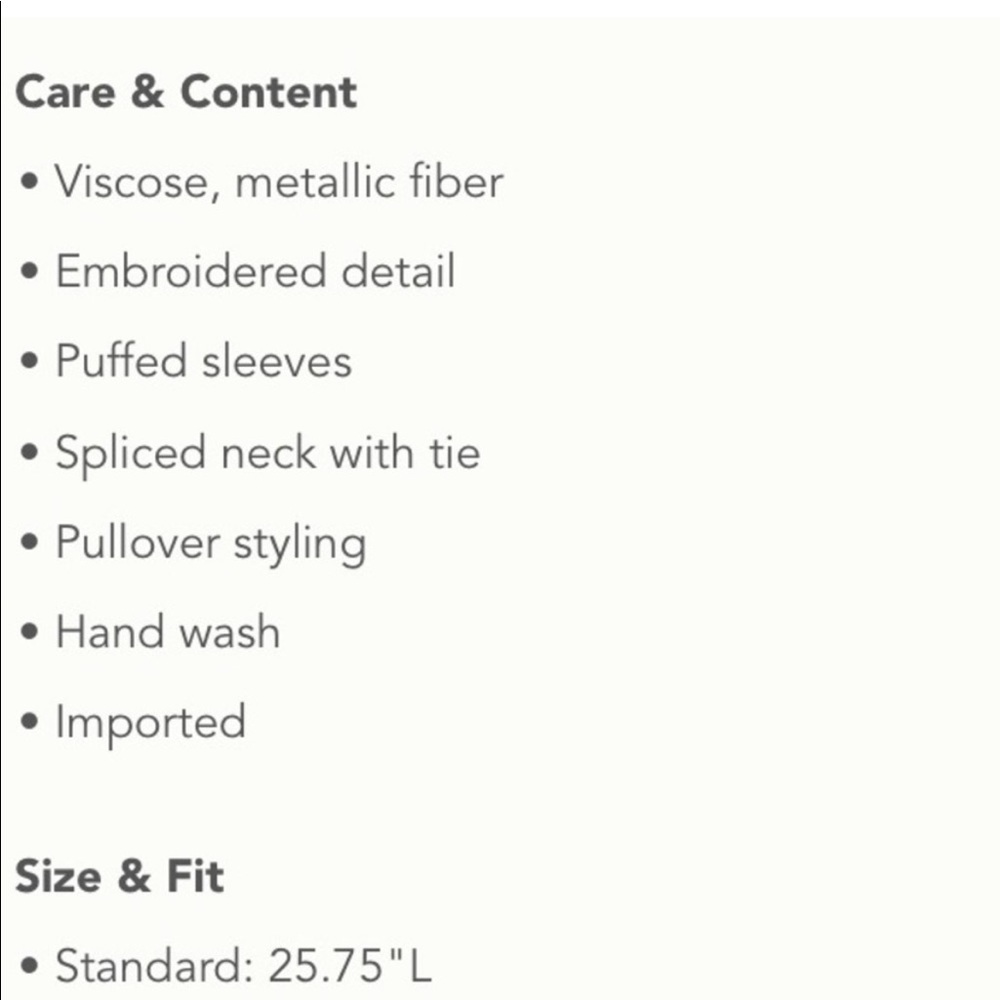 Anthropologie Odetta Shimmer Embroidered Top Shirt Blouse M - Picture 6 of 12